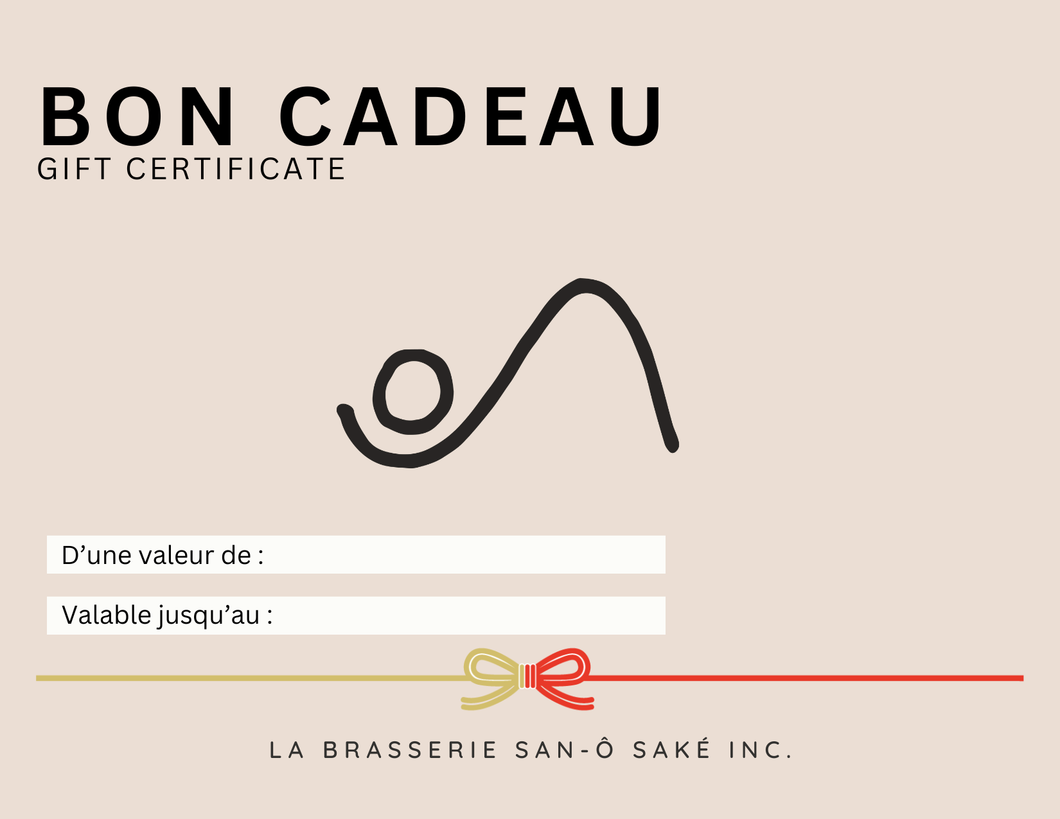 LA BRASSERIE SAN-Ô GIFT CARD