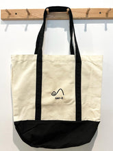 Load image into Gallery viewer, Tote bag – Black embroidery with San-Ô logo
